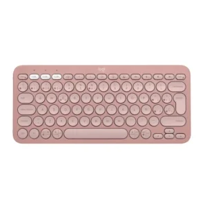 Logitech - Keyboard - Wireless - Rose - Con Bluetooth